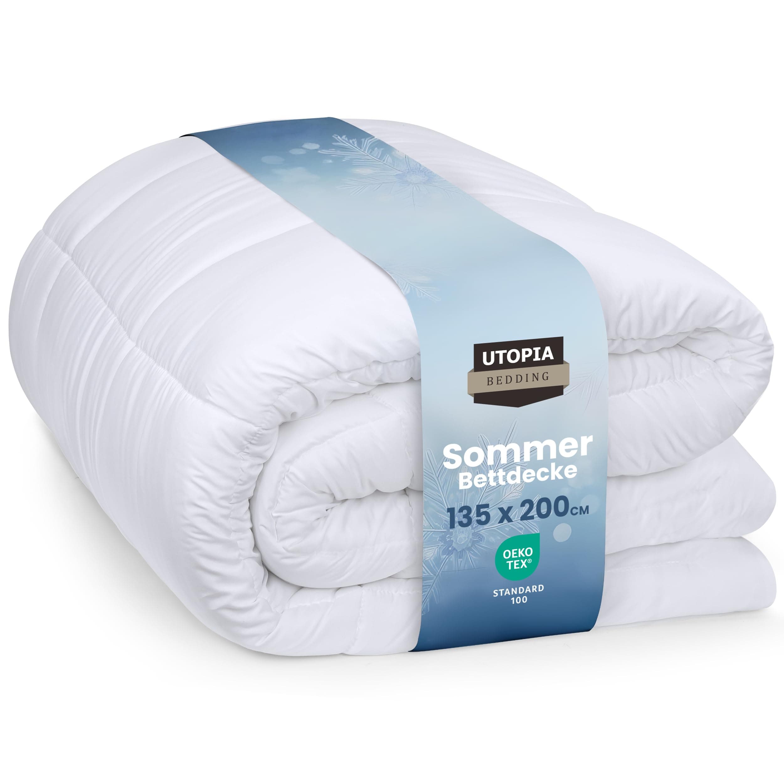Utopia Bedding Bettdecke 135 x 200 cm, Ganzjahres-Bettdecke, Mikrofaser Schlafdecke (Weiß) Weiß 135 x 200 cm Angebot bei HelloDeals