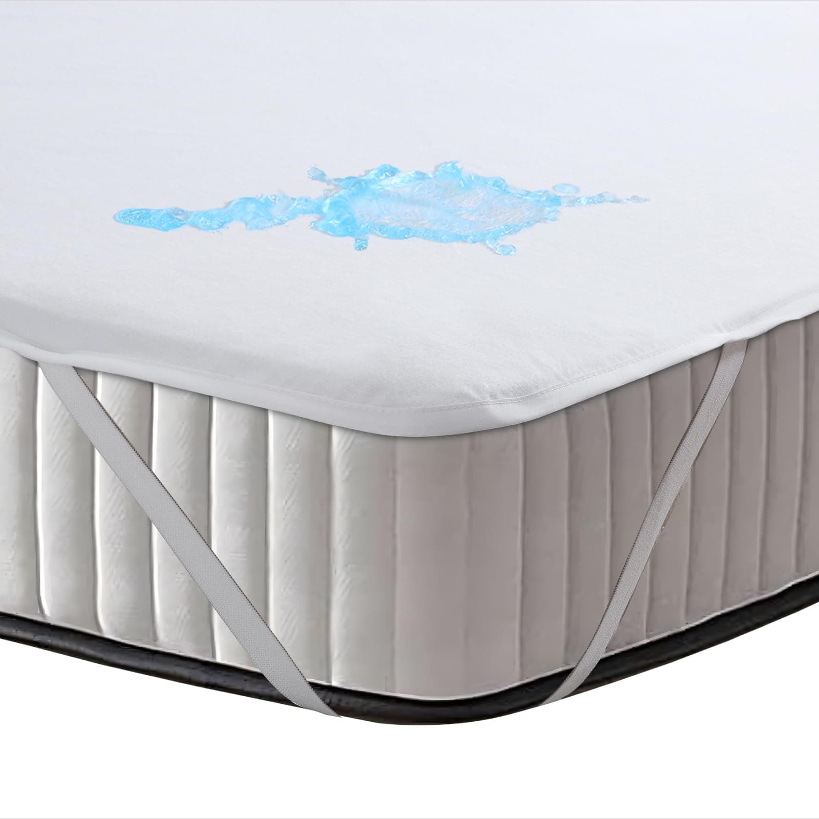 Matratzenschoner 60x120 Baby Wasserdicht Molton Matratzenschutz Baumwolle Nässeschutz 60x120cm Kinderbett Oeko-TEX Zertifiziert Matratzenschoner Babybett, Weiß 60x120cm Molton Angebot bei HelloDeals