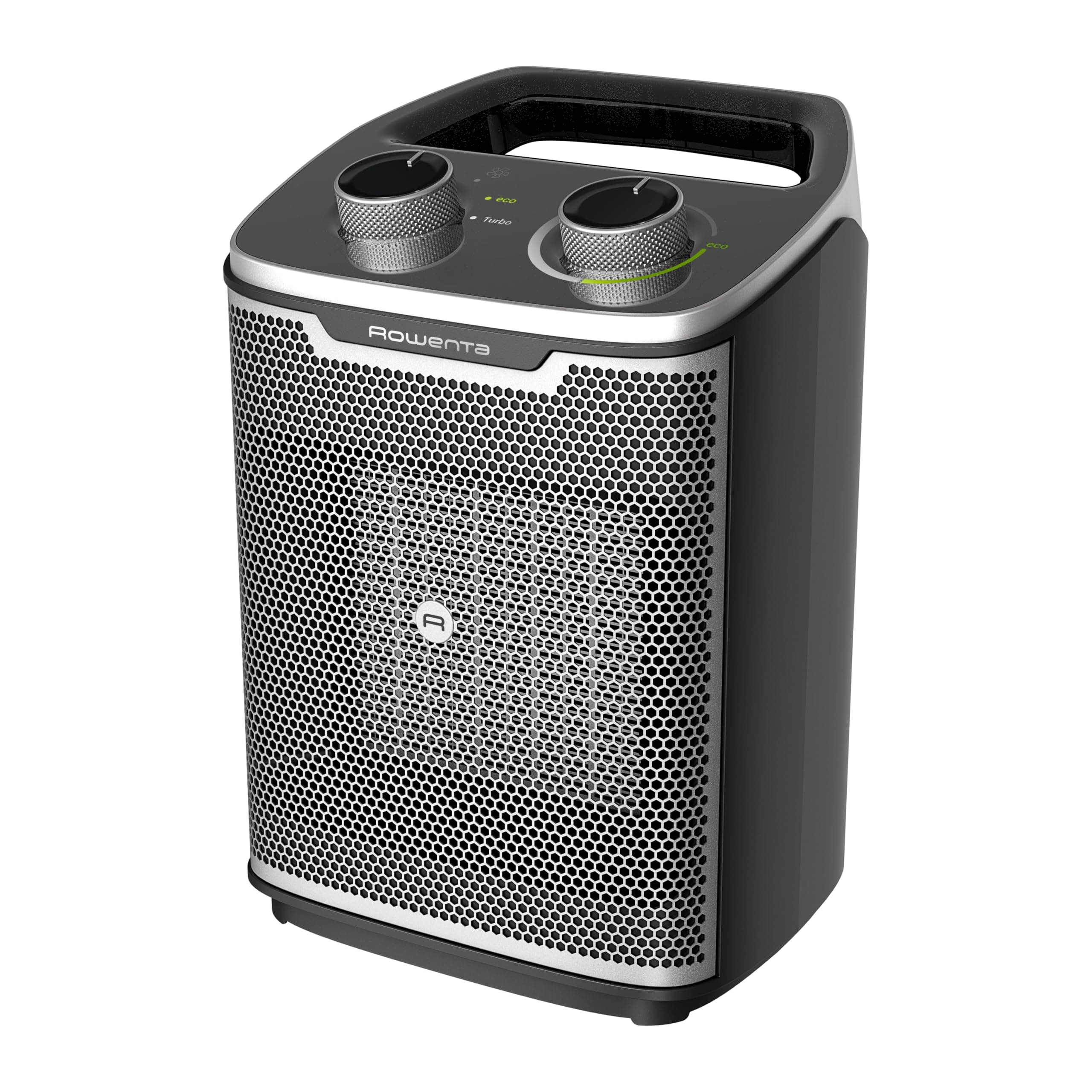 Rowenta Intense Comfort + Heizlüfter, 2 Leistungsstufen, Keramiktechnologie, kompakte Abmessungen, Thermostat, besonders leise, Tragegriff, Schwarz, SO9330F0 [Energieklasse A+++] 35 qm | Keramik Angebot bei HelloDeals
