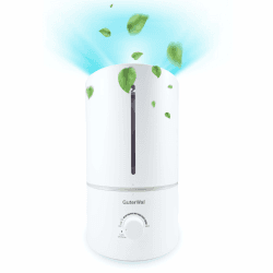 L4 Luftbefeuchter – 4,5L Wassertank, bis zu 35h Laufzeit, flüsterleise <38 dB, 280 ml/h Leistung, Ultraschall-Technologie für Räume bis 30㎡ – ideal für Schlafzimmer, Büro & Zuhause Angebot bei HelloDeals