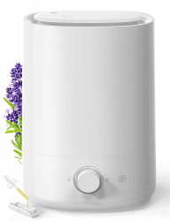 AROEVE 5L Top-Fill Luftbefeuchter, Ultraschall Kaltnebel Luftbefeuchter Schlafzimmer mit Ätherisches Öl Diffusor, 360° Drehdüse, 28dB Nachtlicht, 50H Laufzeit, für Baby-Kinderzimmer, Pflanzen Angebot bei HelloDeals