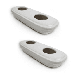 Luftbefeuchter 2-teiliges Set aus Keramik PURE neutral schlicht weiß zum Aufstellen auf dem Heizkörper Heizung Kamin Wasserverdunster Diffuser 11345 a1683 Angebot bei HelloDeals