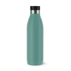 Emsa Bludrop Isolier-Trinkflasche, 0,7 Liter, 100% dicht, Quick-Press Verschluss, Ergonomischer 360° Trinkgenuss,12h warm, 24h kühl, einfache Reinigung, Edelstahl, Pulverbeschichtung, Petrol, N31110 Petrol 700 ml Color Trinkflasche Angebot bei HelloDeals
