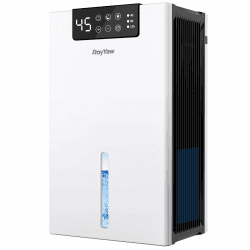 Luftentfeuchter, 2700ml Luftentfeuchter Elektrisch Mit Luftfilter, 28dB Leiser Raumentfeuchter für Wohnung, Badezimmer, Keller, Automatischer Abschaltung, Schlafmodus, 7 Farbige Nachtlicht (weiß) White Angebot bei HelloDeals