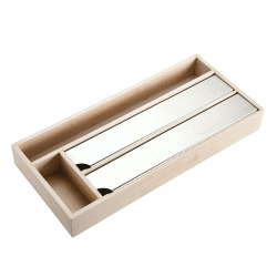 Kesper | Folienspender, Material: Bambus, Maße: 42 x 19 x 5,4 cm, Farbe: Natur |57041 13 Hellbraun Angebot bei HelloDeals