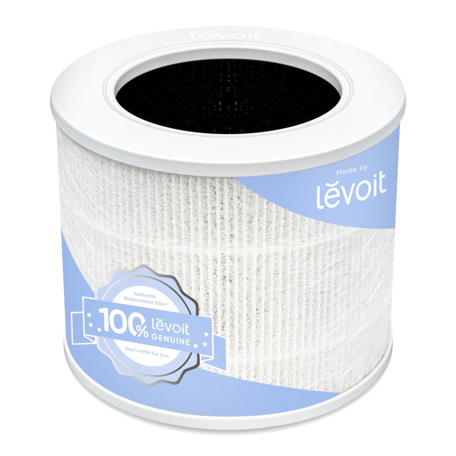 LEVOIT Core Mini Luftreiniger Ersatzfilter, 3-in-1, hocheffiziente Aktivkohle, Core Mini-RF, 1 Stück, Weiß Weiß Core Mini 1 x Filter Angebot bei HelloDeals