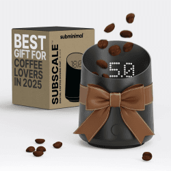 Subminimal Kaffevåg SubScale | Precision Kaffevåg för Espresso & Pour-Over | Kompakt Digital Vågsensor med Direkt Respons | Minimalistisk Design för Barista & Kaffeälskare Angebot bei HelloDeals