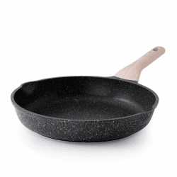 Kordisen Antihaft Bratpfanne, 32 cm Große Granitbeschichtung Pfanne, Induktion Kompatibel, Gesunde Stein Kochgeschirr, PFOA-frei Angebot bei HelloDeals