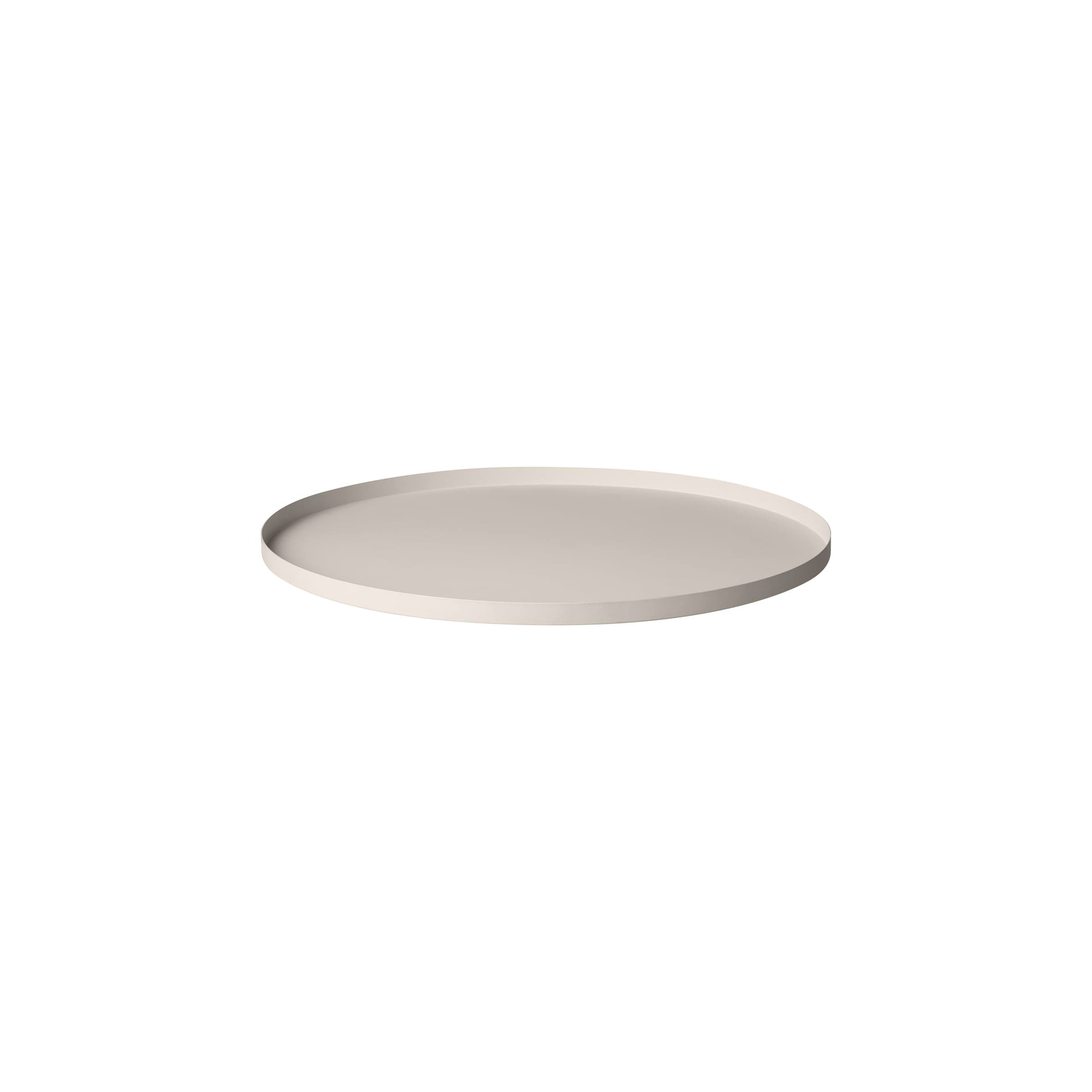 blomus | Serviertablett | Peasy | Edelstahl/Moonbeam | S | Ø30cm rund mit Rand | Moonbeam 30 cm Angebot bei HelloDeals
