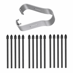 [15 Stück] Ersatzspitzen für Samsung S Pen Galaxy Tab S6 Lite/S10 Lite/S10 FE/S10 FE+ Plus/S10 Ultra/S10+ Plus/S9 FE+ Plus/S9+ Plus/S9 FE/S9/S9 Ultra/S8/S7 FE, Schwarz Angebot bei HelloDeals