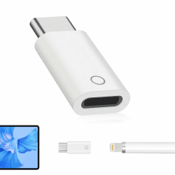 Adapter für Apple Pencil 1. Gen mit USB-C, kompatibel mit iPad 10. Gen 2022, kabelloser Ladeanschluss, Bluetooth-Kopplung Angebot bei HelloDeals