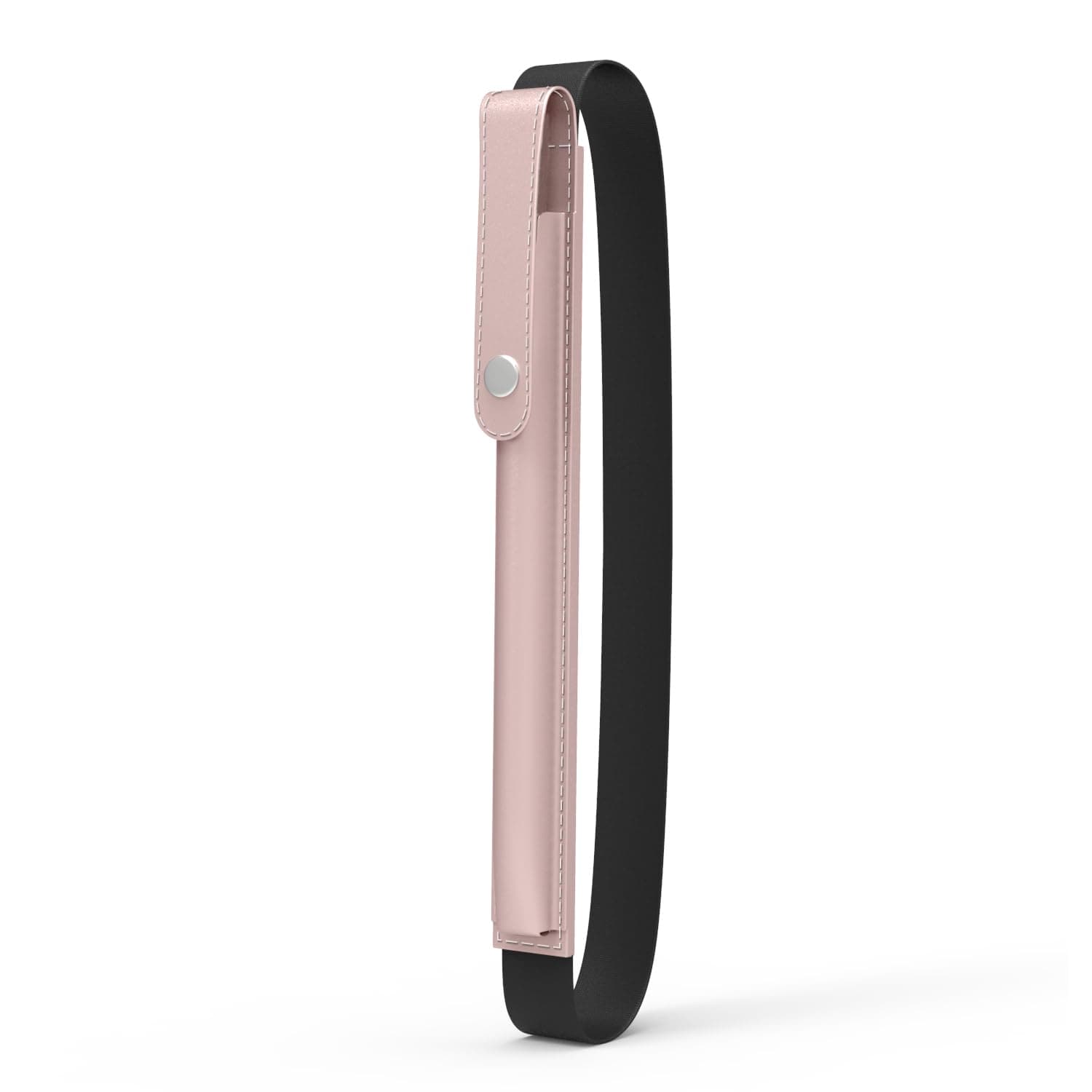MoKo Stiftetui für Apple Pencil Pro, Apple Pencil der 1./2. Generation, Apple Pencil (USB-C), PU-Leder iPad Stifthalter Tasche mit Schnalle und elastischem Band zur Befestigung an der iPad-Hülle Roségold Angebot bei HelloDeals