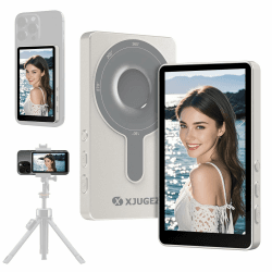 Handy Selfie Monitor für iPhone -1080P Vlog Selfie Bildschirm für Android,4" Selfie Monitor Screen Wireless,3,5H Ferngesteuerter Magnetischer Vlog Zubehör Bildschirm für Live Stream,TikTok 1800mAh Angebot bei HelloDeals