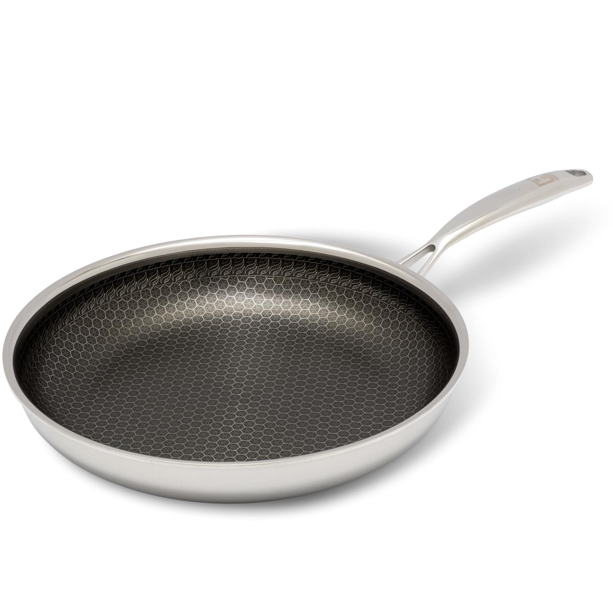 HENSSLERS® Pfanne 28 cm [ALLE HERDARTEN] - Bratpfanne zum Kochen & Braten - Antihaft Wabenpfanne - Induktion geeignet - Pfanne Wabenstruktur 28cm - Induktionspfanne - Schnitt- & Kratzfest Angebot bei HelloDeals