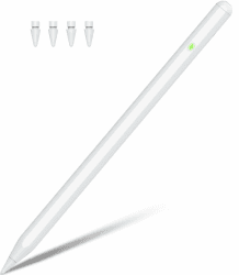 Pencil 2. Generation für iPad (2018-2025), Pencil für Pad mit Palm Rejection und Neigungssensitivität, Pen für Pad Pro 13''/12,9''/11'', iPad 10-6, Mini 6/5, Air 5/4/3/M2 (Weiß) Angebot bei HelloDeals