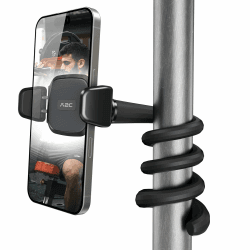 A2C Flexible Handyhalterung für Fitnessstudio, Laufband, Peloton, Kinderwagen, Einkaufswagen, Schreibtisch, tragbare Schwanenhals-Halterung mit 41,9 cm langem Arm für Smartphones mit 11,9 cm - 17,5 cm Angebot bei HelloDeals