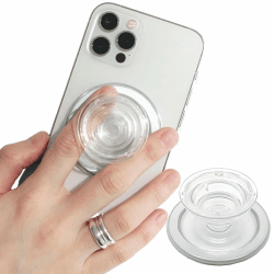 Runder Telefongriff kompatibel mit MagSafe, Adapterring im Lieferumfang enthalten, Telefonhalter, kabelloses Laden kompatibel Angebot bei HelloDeals