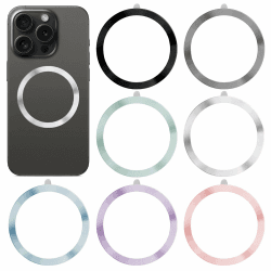 7 Stück Magnet für Magsafe,Magnetring Handy,Magnet Ring Handy,Magnet Ring,Edelstahl Handyhalter Handymagnet,Kabellosen Klebering Kompatibel Magnete,Sieben Farben Angebot bei HelloDeals