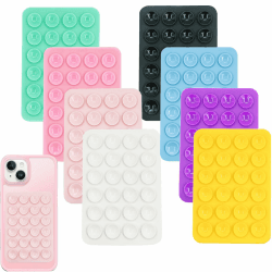 8 Stück Handy Saugnapf, Silikon Saugnapf Handyhülle Handy Kleber Rückseite Saugnapf Handy Noppen Halter Rückseite Saugnapf für Mobile Stromversorgung Handys Selfies und Videos(8 Farben) Angebot bei HelloDeals