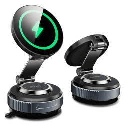 Beeasy für MagSafe Autohalterung 15W Handyhalterung Auto mit Ladefunktion, Magsafe Ladegerät Kfz Magnet Wireless Car Charger mit Vakuum Saugnapf für iPhone 17 16 15 14 13 12 Pro Max Angebot bei HelloDeals