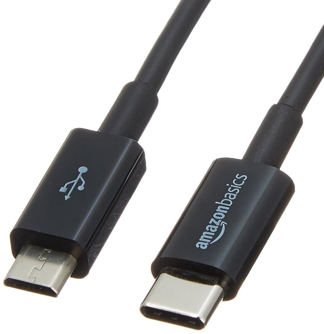 Amazon Basics Verbindungskabel, USB-C auf Micro USB Typ B, USB 2.0, 0.9 m, Schwarz Schwarz 0,9 m Angebot bei HelloDeals