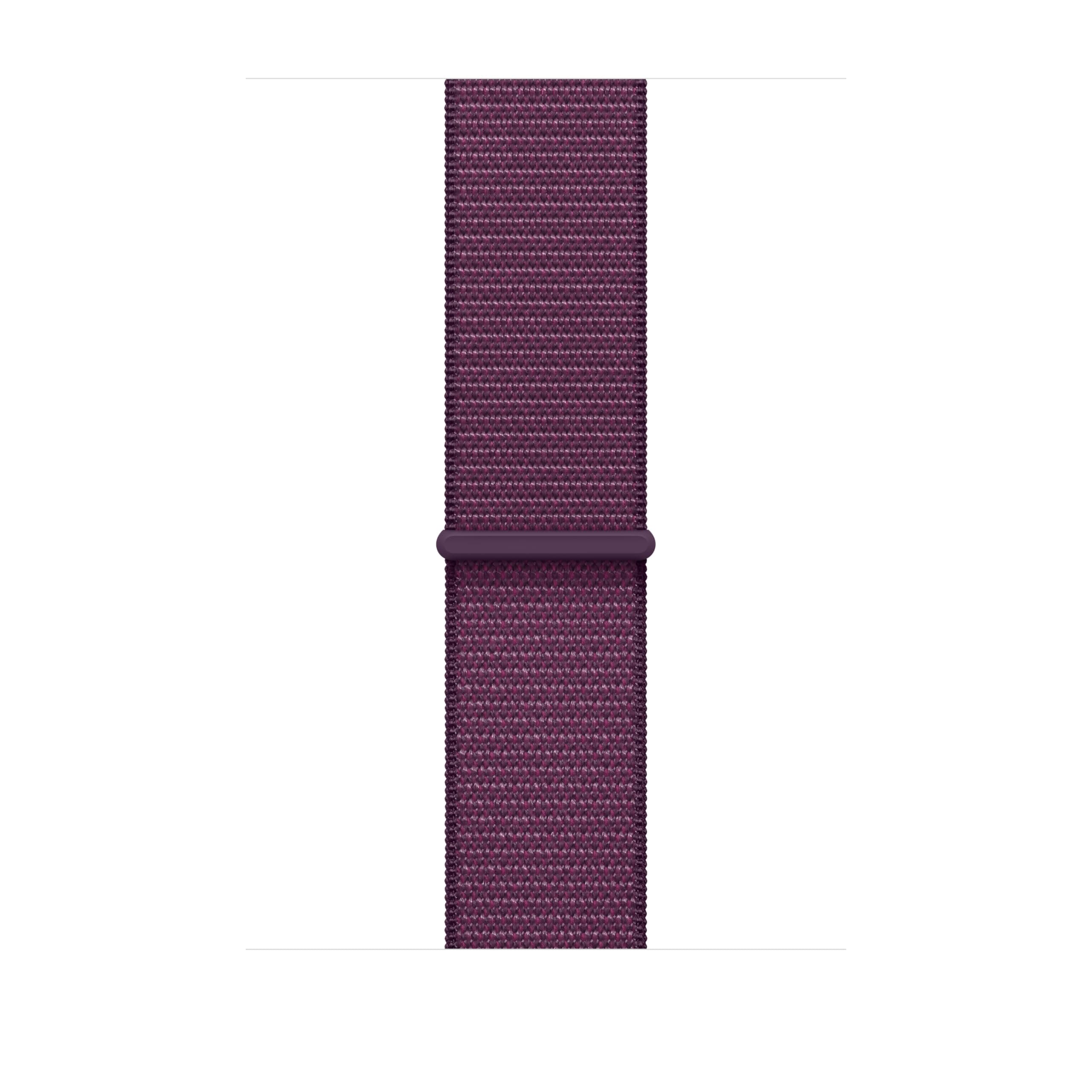 Apple Watch Band - Sport Loop - 46 mm - Pflaume - One Size (passt den meisten Handgelenken) 46 mm One size - Armband für 145‑220 mm Umfang Pflaume Angebot bei HelloDeals