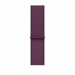 Apple Watch Band - Sport Loop - 46 mm - Pflaume - One Size (passt den meisten Handgelenken) 46 mm One size - Armband für 145‑220 mm Umfang Pflaume Angebot bei HelloDeals