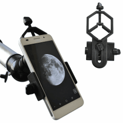 SOLOMARK Universal Telefon Adapter und Mount Stativ-Halterung für Smartphone Sony Samsung Moto - Kamera- Spektiv/Teleskop/Mikroskop/Ferngläser Angebot bei HelloDeals
