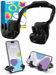Geschenke für Männer Frauen Kinder Junge Mädchen Handyständer: Weihnachten Geschenk Wichtelgeschenk Nikolaus für Papa Mama OK Handyhalterung Handy Ständer Halterung Tisch Kleine Gadgets Geschenkideen Schwarz 1 Angebot bei HelloDeals