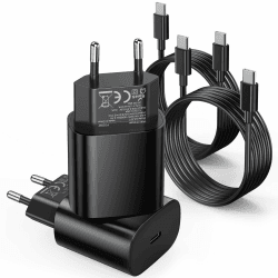 USB C ladegerät ladekabel 2er-Pack schnellladekabel für Samsung Galaxy s10 s20 s24 A05 A06 A16 a51 a54 a55 Z Fold/Fold Ultra Tablet schnellladegerät Netzteil usbc stecker samsung ladekabel usb c kabel Angebot bei HelloDeals