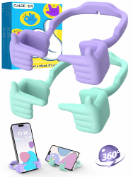Geschenke für Frauen Mädchen Kinder Handyständer: Weihnachten Geschenk Wichtelgeschenk Nikolaus Männer Junge Mama Papa Schüchterne Handyhalterung Handy Ständer Halterung Tisch Kleine Lustig Gadgets Lila & Grün 2 Angebot bei HelloDeals
