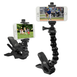 Suptig Handyhalterung, Schwanenhals-Halterung, Handy-Klemmclip für Stange, Handy-Halterung, kompatibel mit All iPhone, Samrt Phone. Angebot bei HelloDeals