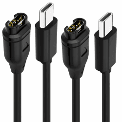 USB C Ladekabel Kompatibel mit Garmin UHR Ladekabel Fenix 5 5S 5X Plus 6 6S 6X Pro 7 7S 7X,Forerunner 745 935 945 45 45S 245 Music,Instinct,Approach S10 S40 S60 S12 S42,Vivoactive 3 4 4S Venu 2-Stücke Angebot bei HelloDeals