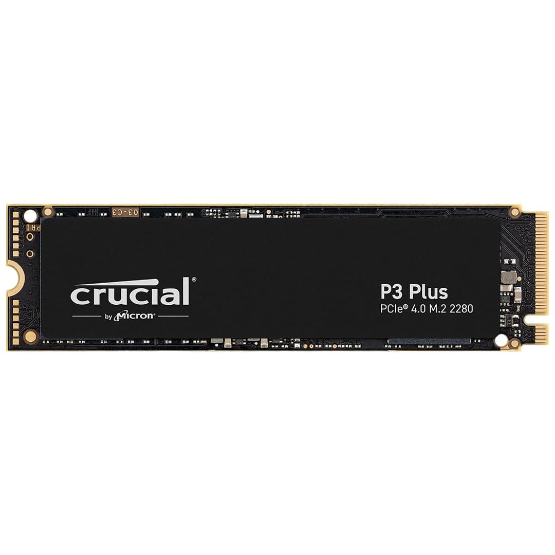 Crucial P3 Plus SSD 1TB M.2 PCIe Gen4 NVMe Interne SSD, 5.000 MB/s Lesen, 3.600 MB/s Schreiben, Laptop und Desktop kompatibel, Solid State Drive Festplatte - CT1000P3PSSD801 Angebot bei HelloDeals
