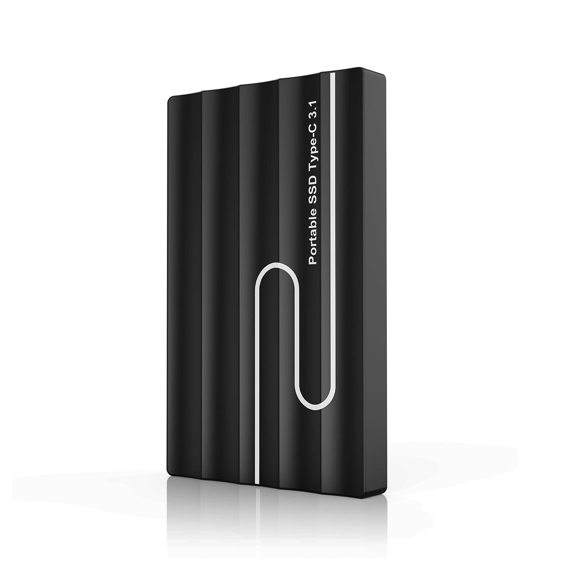 Pompeian 2TB Externe Festplatte, Ultra Thin Portable Hard Drive Storage Universal Usable, Aluminium Housing (Black) Angebot bei HelloDeals