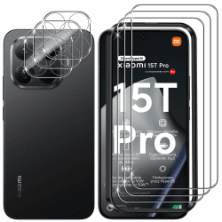 Lutree für Xiaomi 15T Pro/Xiaomi Mi 15T Pro für Panzerglas Schutzfolie, 3+3 Stück Schutzglas + Kameraschutz Folie, 9H Härte HD Anti- Kratzer Bläschenfrei Displayfolie Displayschutz XM 15T Pro Angebot bei HelloDeals