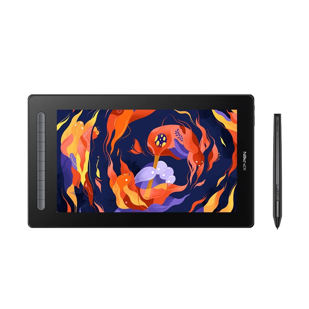 XPPen Artist 16 2nd Grafiktablett 15,6 Zoll Pen Display, 1920 x 1080 Pixels Grafik-Display, X3 Smart Stift, 10 Tastenkombinationen, Grafiktablett mit Display zum Illustrieren und Zeichnen (Schwarz) Angebot bei HelloDeals