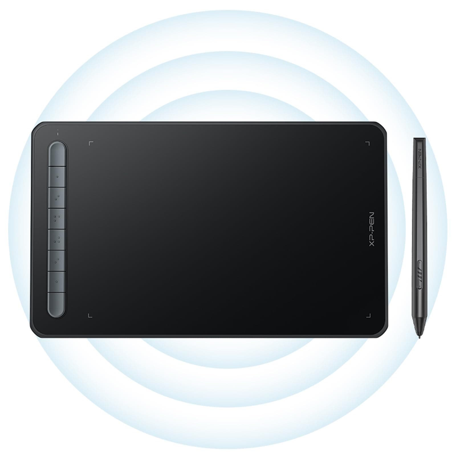 XPPen Deco MW 8x5 Zoll Grafiktablett Bluetooth Wireless Zeichentablett mit 8 Tasten, Drawing Tablet mit X3 Stylus, kompatibel mit Windows, Mac, Android, Chrome OS und Linux (Schwarz) Angebot bei HelloDeals