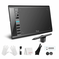 UGEE M708 Grafiktablett,8192 Pressure Pen Stylus,8 Hotkeys,10 * 6 Zoll Zeichentablett für Künstler,Zeichenblock für Win11/10/8/7,Mac OS,Chromebook für Digital Artist,Designer,Amateur Angebot bei HelloDeals