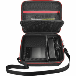 casmilee Hart Tasche für Canon SELPHY CP1500/CP1300/CP1200 Mini Mobiler Fotodrucker und Farbtinten Papierset mit Verstellbarem Schultergurt - Nur Tasche (Schwarz) Angebot bei HelloDeals