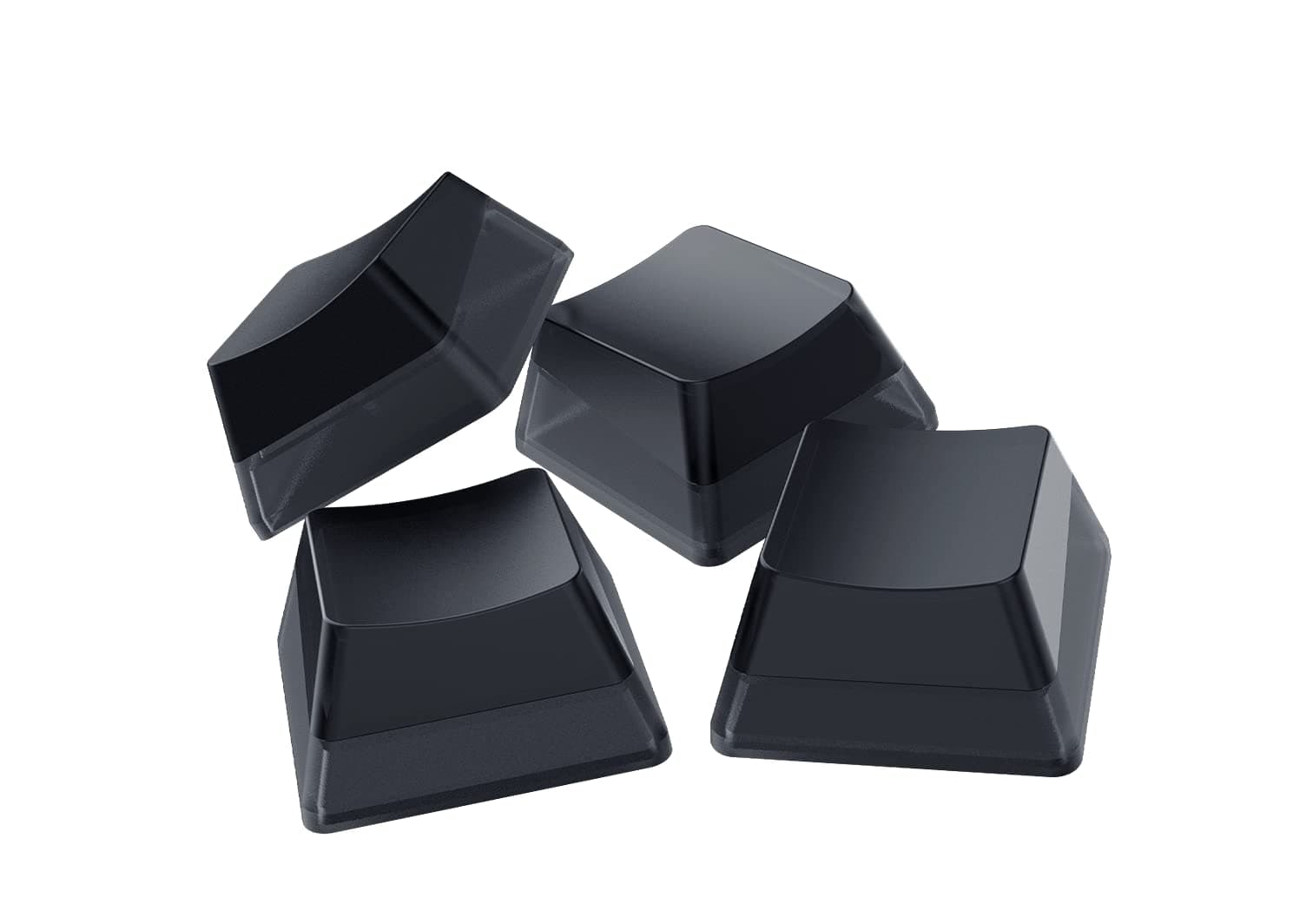 Razer Phantom Tastenkappen-Set - Hintergrundbeleuchtungskompatibel Tasten für Razer Tastaturen (für Switches mit kreuzförmiger Achse, ABS-Material, 128 Keycaps) QWERTZ DE-Tasten | Schwarz Angebot bei HelloDeals