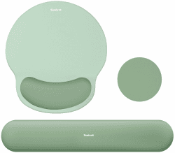 Mauspad & Tastatur Handballenauflage, 3-in-1 Ergonomisches Gel Memory Foam Mauspad mit Handgelenkstütze, Gaming Mauspad Armauflage für Computer Büro Schreibtisch Zubehör,Grün Standard Memory Schaum Grün Angebot bei HelloDeals
