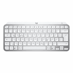 Logitech MX Keys Mini Kabellose Tastatur, Kompakt, Bluetooth, Hintergrundbeleuchtung, USB-C, Kompatibel mit Apple macOS, iOS, Windows, Linux, Android, Metallgehäuse - Hellgrau Angebot bei HelloDeals