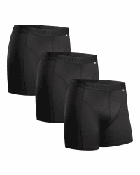 DANISH ENDURANCE 3er Pack Sport Boxershorts Herren, Funktionsunterwäsche, Sportunterwäsche Herren, Elastisch, Geruchsneutral & Atmungsaktiv, Mit regulärem oder langem Bein L Schwarz Angebot bei HelloDeals