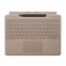 Microsoft Surface Pro Keyboard mit Surface Slim Pen | Sand | QWERTZ | kompatibel mit Surface Pro Copilot+ PC (11. Edition), Surface Pro 9 & Surface Pro 8 Keyboard + Slim Pen Sand Angebot bei HelloDeals