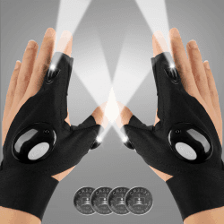Mylivell Handschuhe mit Licht für Männer – Coole Gadgets für Männer, praktisches Angelzubehör zum Angeln, originelle Geschenke für Männer, Männergeschenke und Idee für den Angel Adventskalender Angebot bei HelloDeals