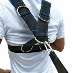 Naroote Wosune Schlitten-Schultergurt, Robustes, strapazierfähiges, verschleißfestes Nylon + Metall-Widerstandsgurtband, hochwertiges Nylonmaterial für den Bergsteigen im Freien Angebot bei HelloDeals