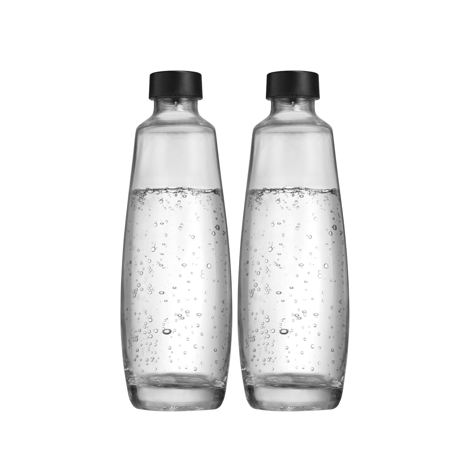 SodaStream 1L DUO Glasflasche | Spülmaschinenfest | Kompatibel für DUO und E-DUO | elegantes Design | 2er-Pack 2er Pack Angebot bei HelloDeals