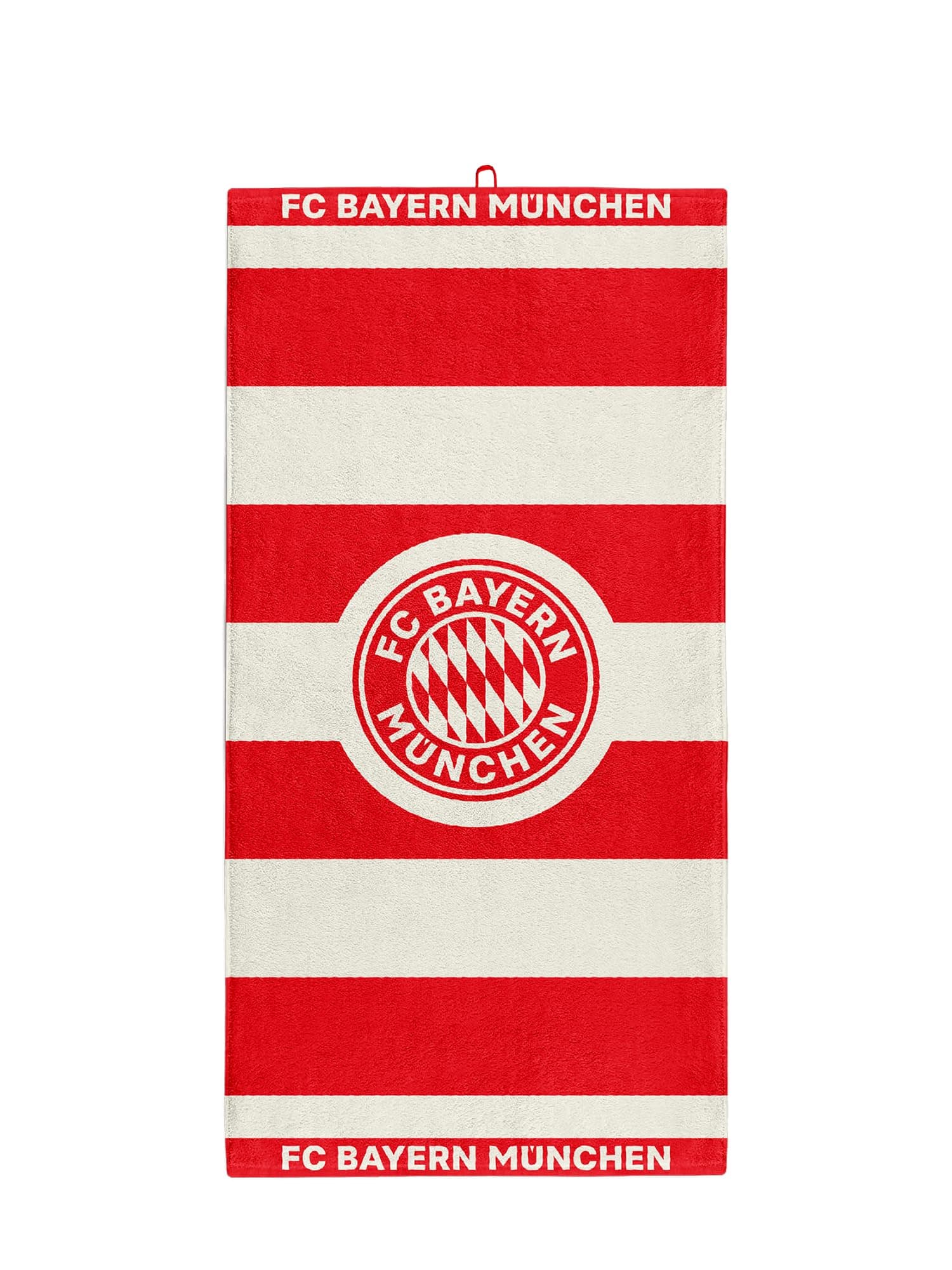 FC Bayern München I Duschtuch I Rot/Weiß Einheitsgröße Angebot bei HelloDeals