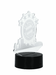 FC Bayern München I LED Skyline I Nachtlicht I Leuchtfarbe Rot Angebot bei HelloDeals